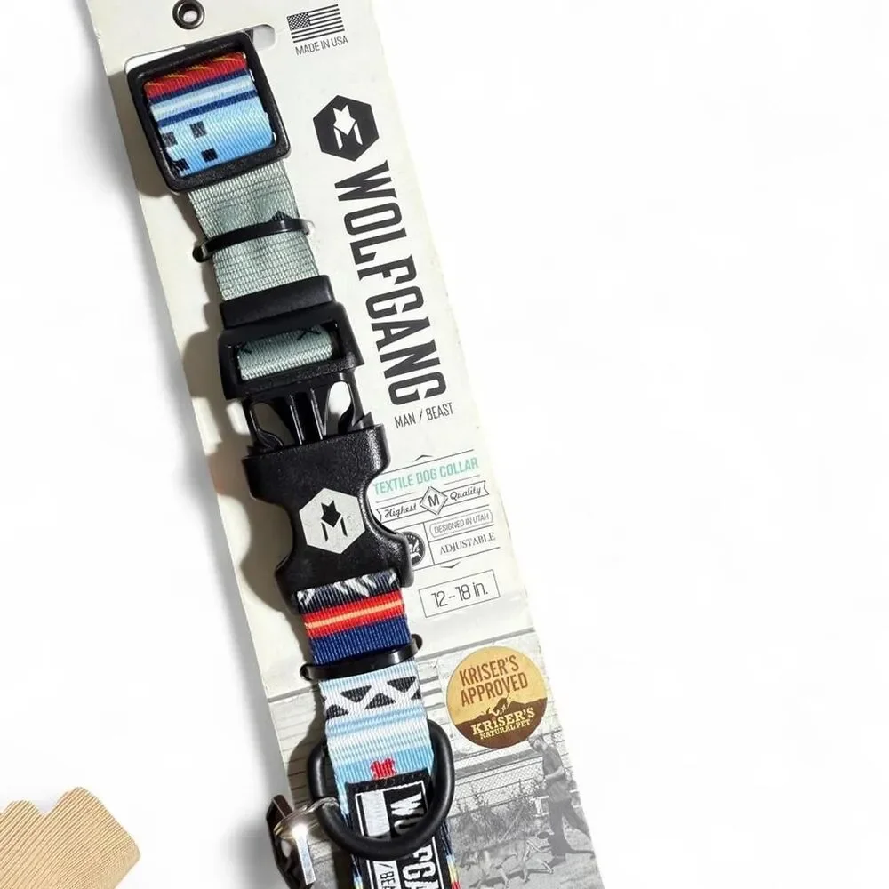 Wolfgang USA The True North dog collar NEW with tags 12 to 18 inch neck size